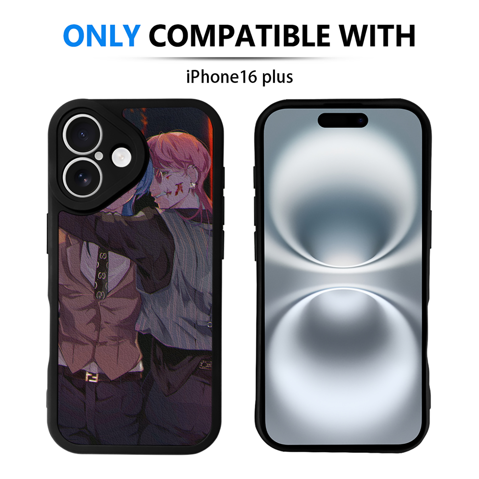 （画像用） 東京リベンジャーズ Tokyo Revengers 【iPhone 16シリーズ対応】シリコンスマホケース（レザー調） 材質：シリコン